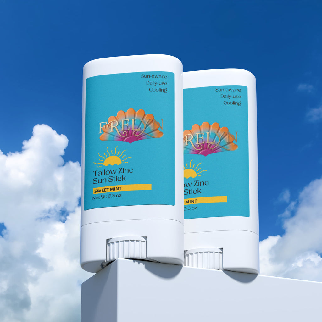 Tallow Zinc Sun Stick – Natural Sunscreen (2 Pack) | By Frelyn