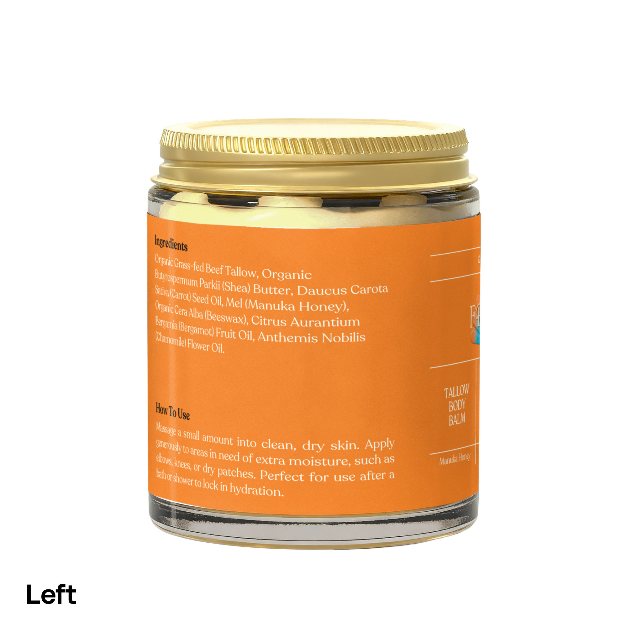 Manuka Honey & Chamomile Tallow Body Balm – Soothing Moisturizer | By Frelyn