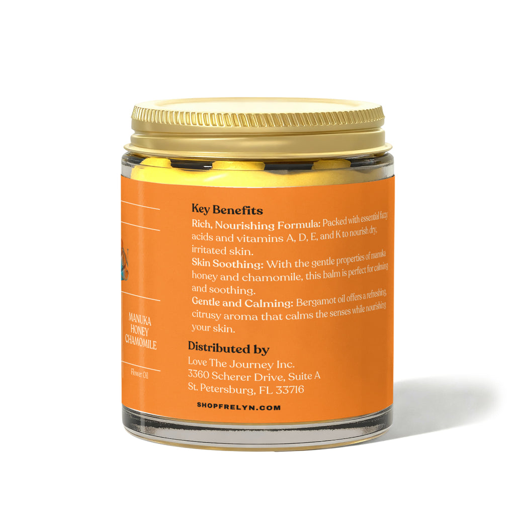 Manuka Honey & Chamomile Tallow Body Balm – Soothing Moisturizer | By Frelyn