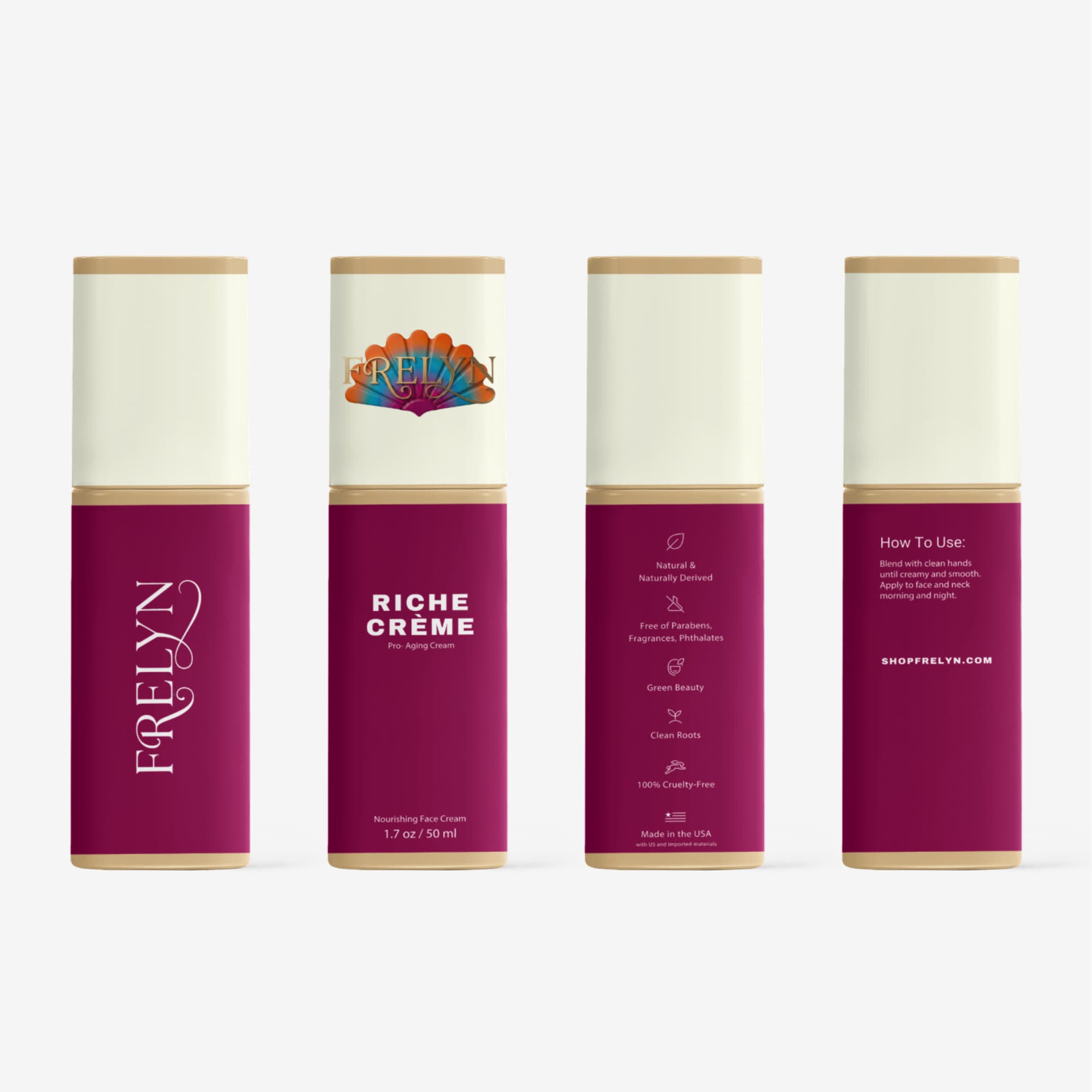 Pro-Aging Nourishing Face Cream for Mature Skin | By Frelyn