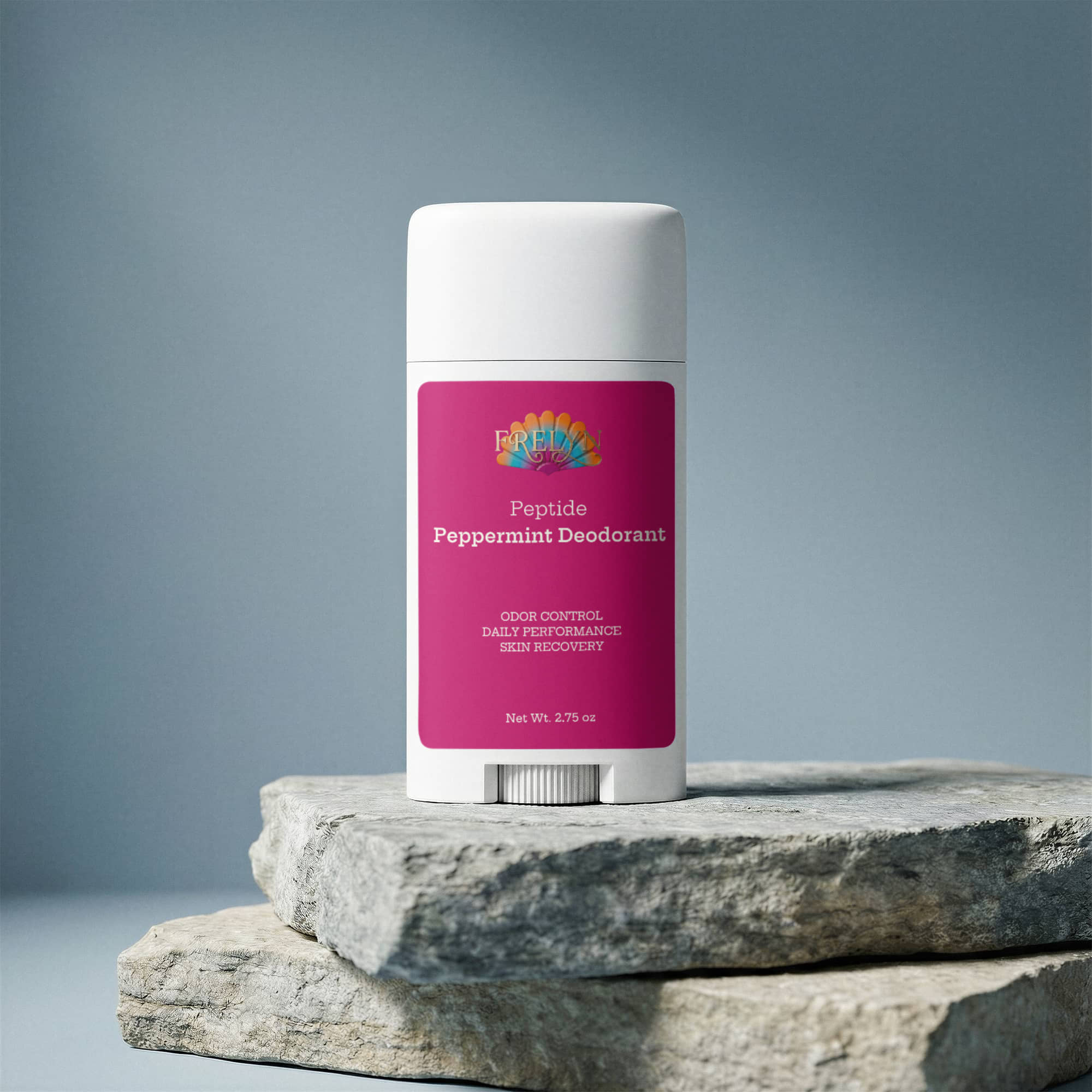 Peptide Peppermint Natural Deodorant (2 Pack) | By Frelyn