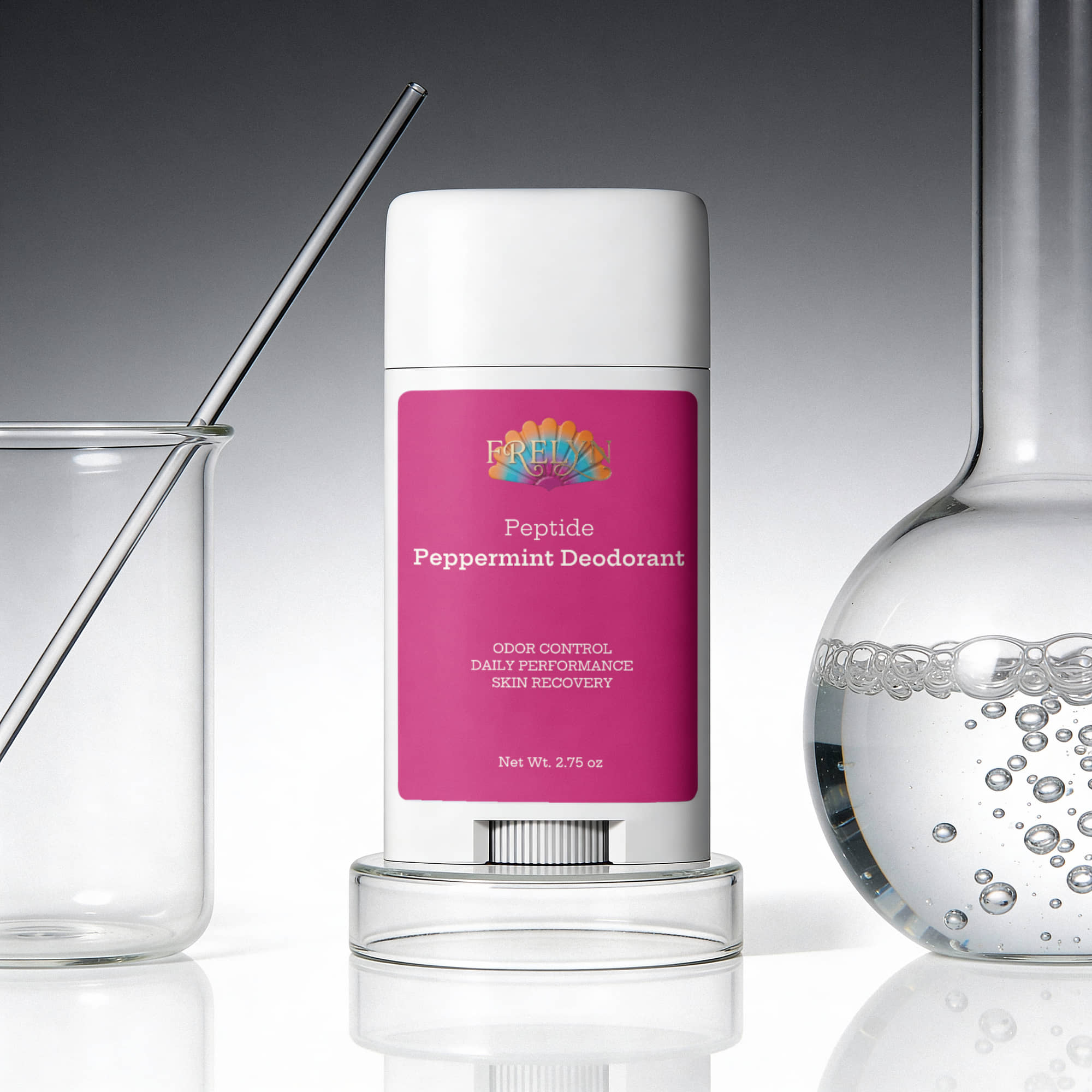 Peptide Peppermint Natural Deodorant (2 Pack) | Mula sa Frelyn