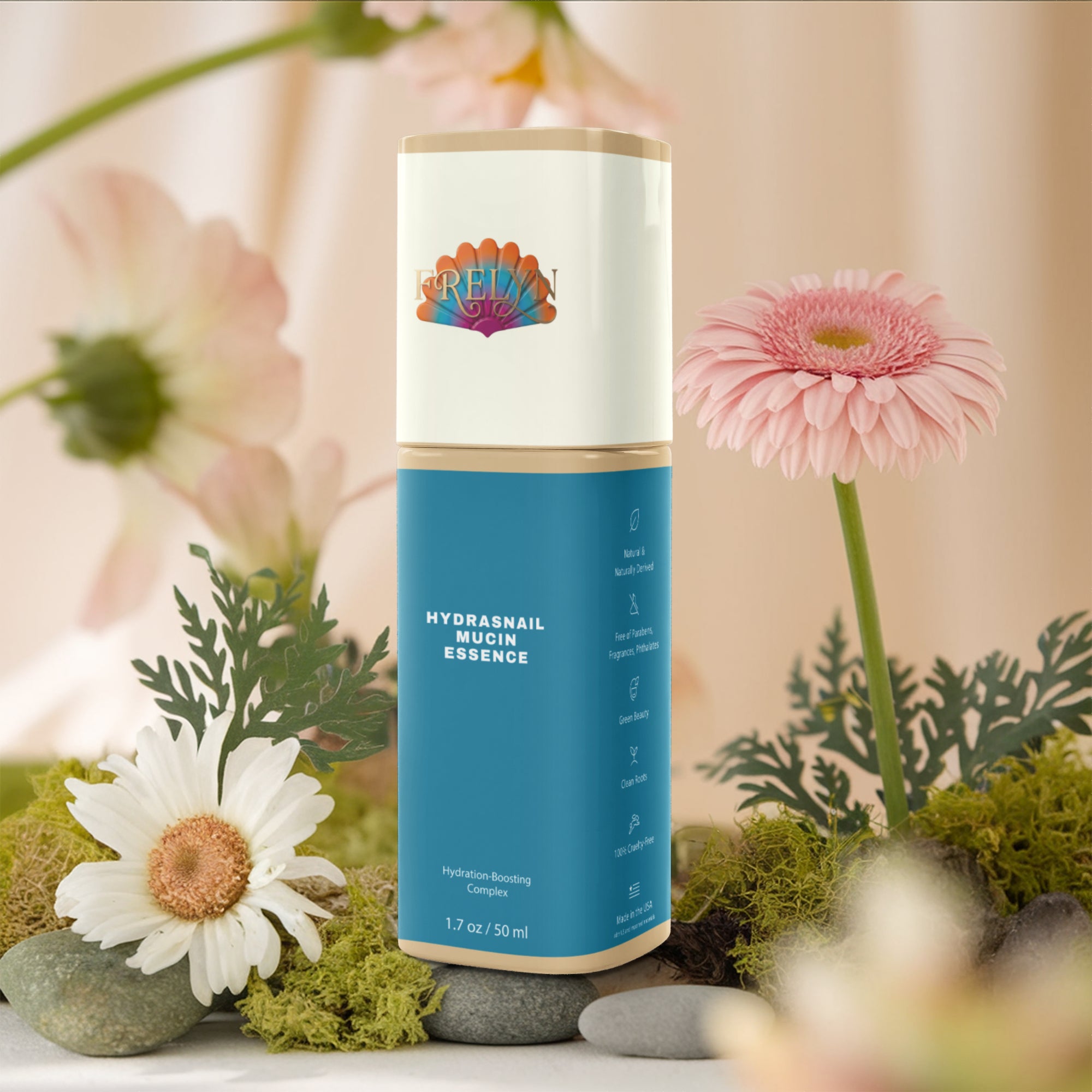 HydraSnail Snail Mucin Essence – Hydrating Skin Repair | By Frelyn