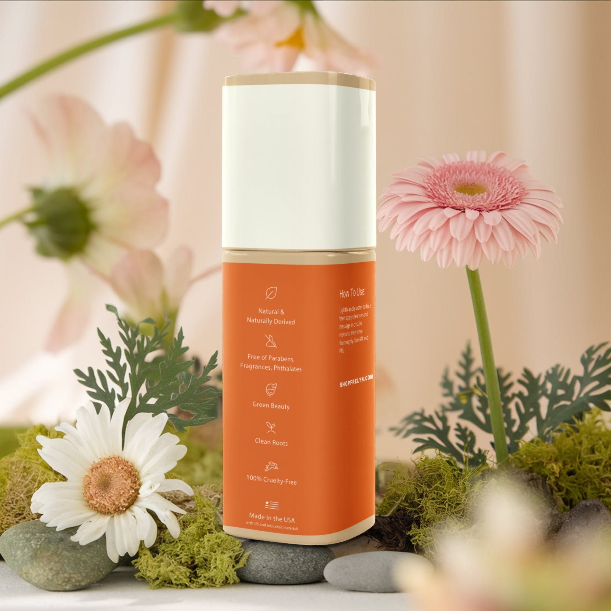 Milky Oil Foaming Face Cleanser – Gentle Daily Wash | By Frelyn