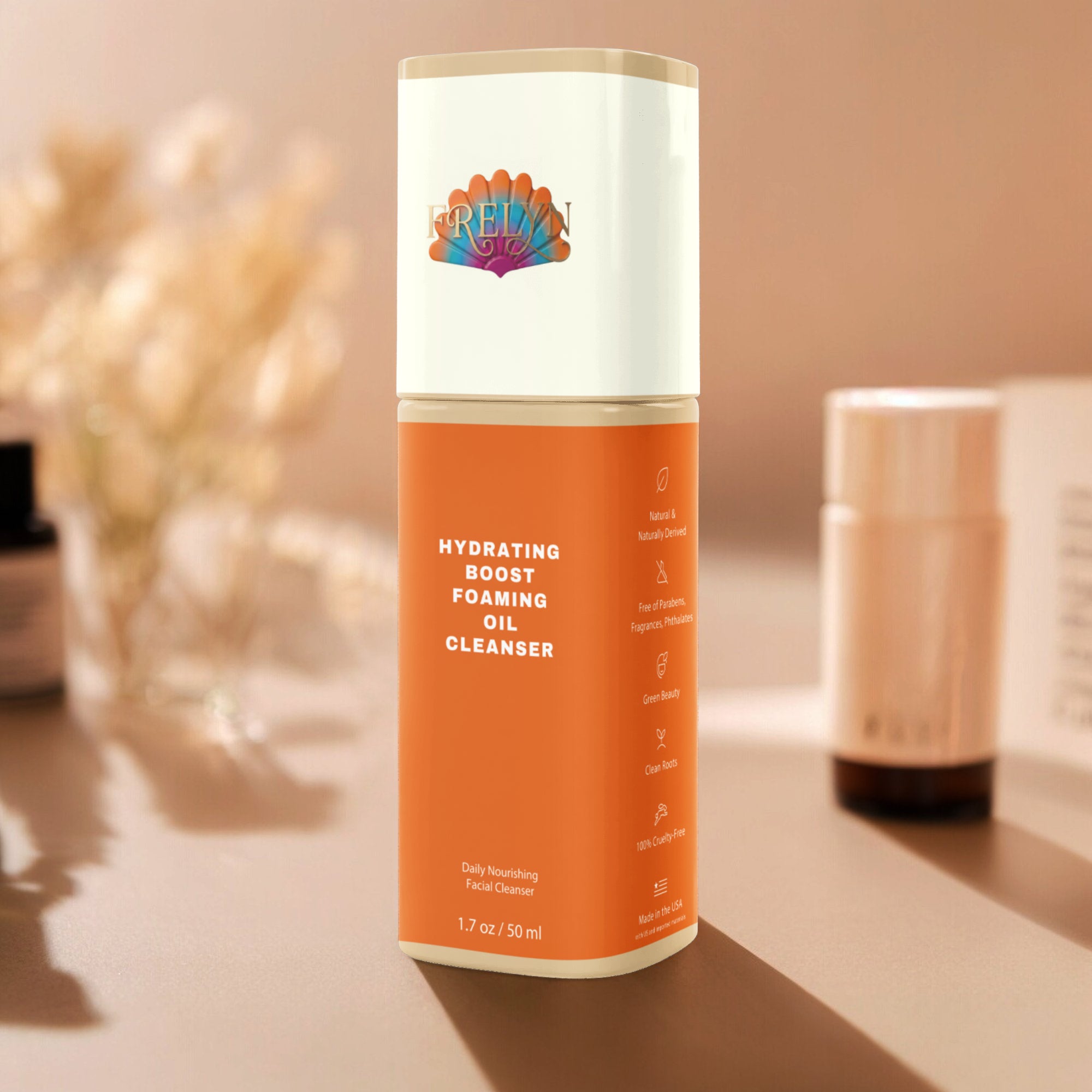 Milky Oil Foaming Face Cleanser – Gentle Daily Wash | By Frelyn