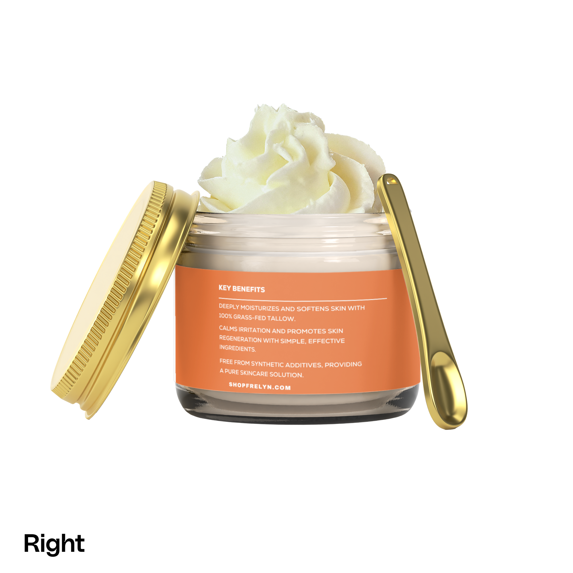 Whipped Grass-Fed Tallow Balm with Vanilla Bean – Deep Moisturizer | By Frelyn