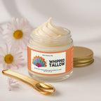 Whipped Grass-Fed Tallow Balm with Vanilla Bean – Deep Moisturizer | By Frelyn