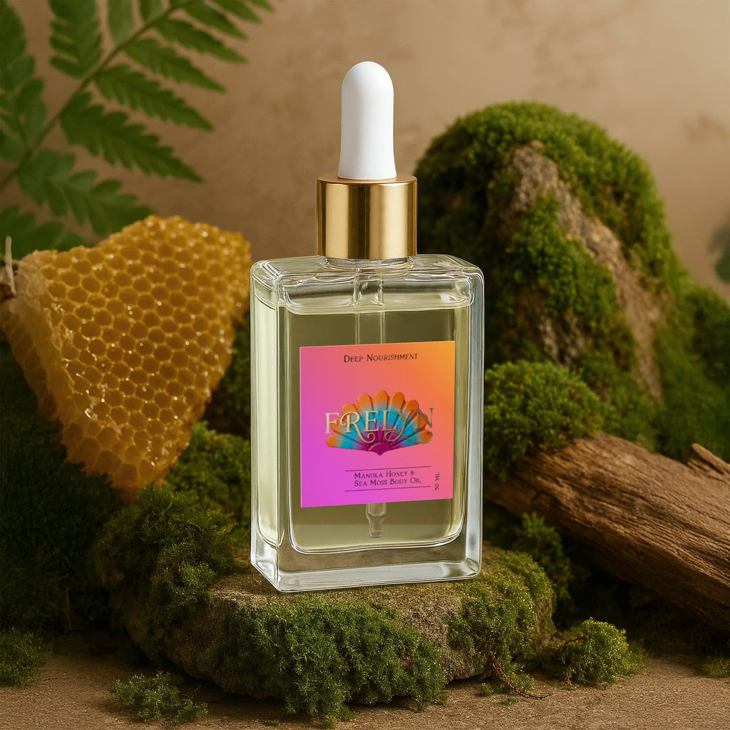 Manuka Honey at Sea Moss Post-Shave Body Oil | Gawa ni Frelyn