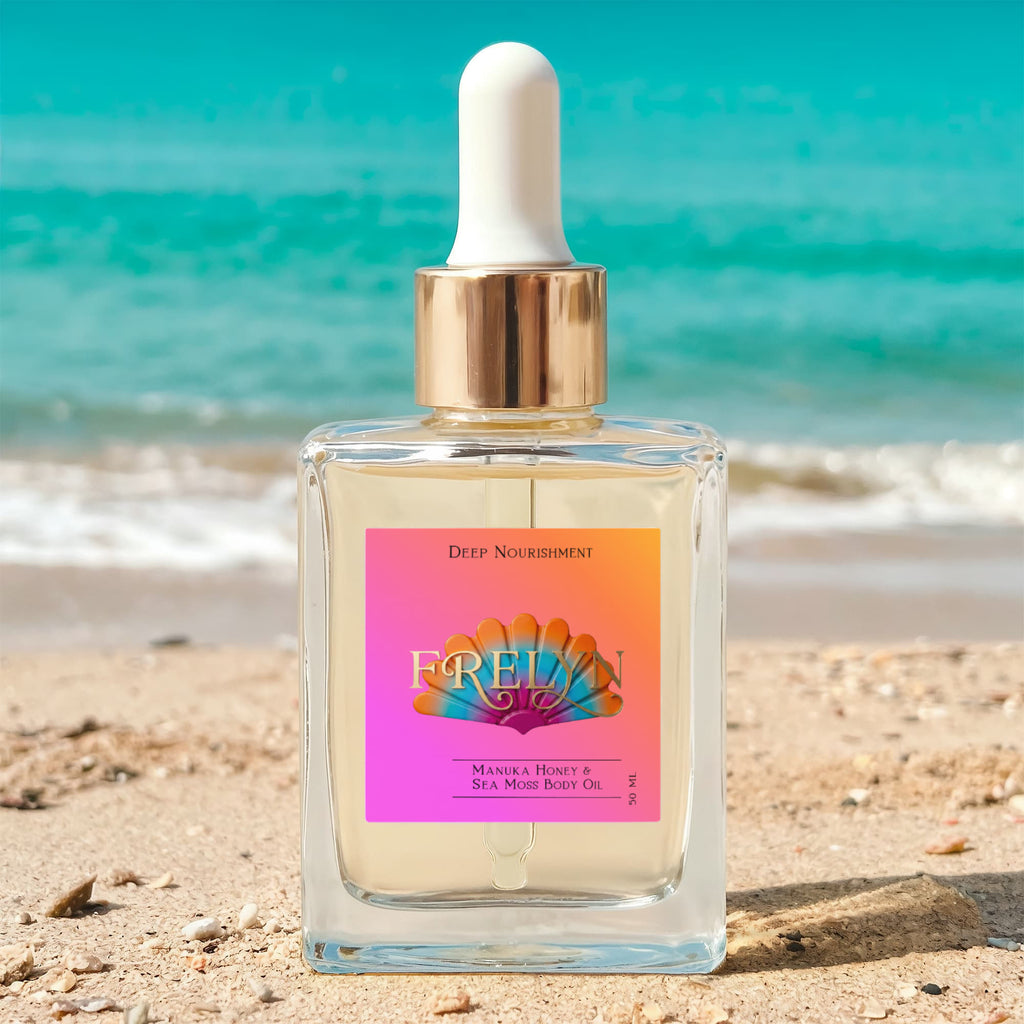Manuka Honey at Sea Moss Post-Shave Body Oil | Gawa ni Frelyn